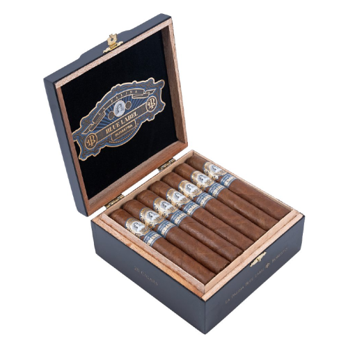 Open Box of La Palina Blue Label Sumatra Cigars