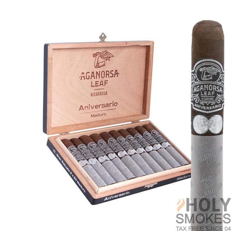 Box of Aganorsa Leaf Aniversario Maduro Cigars